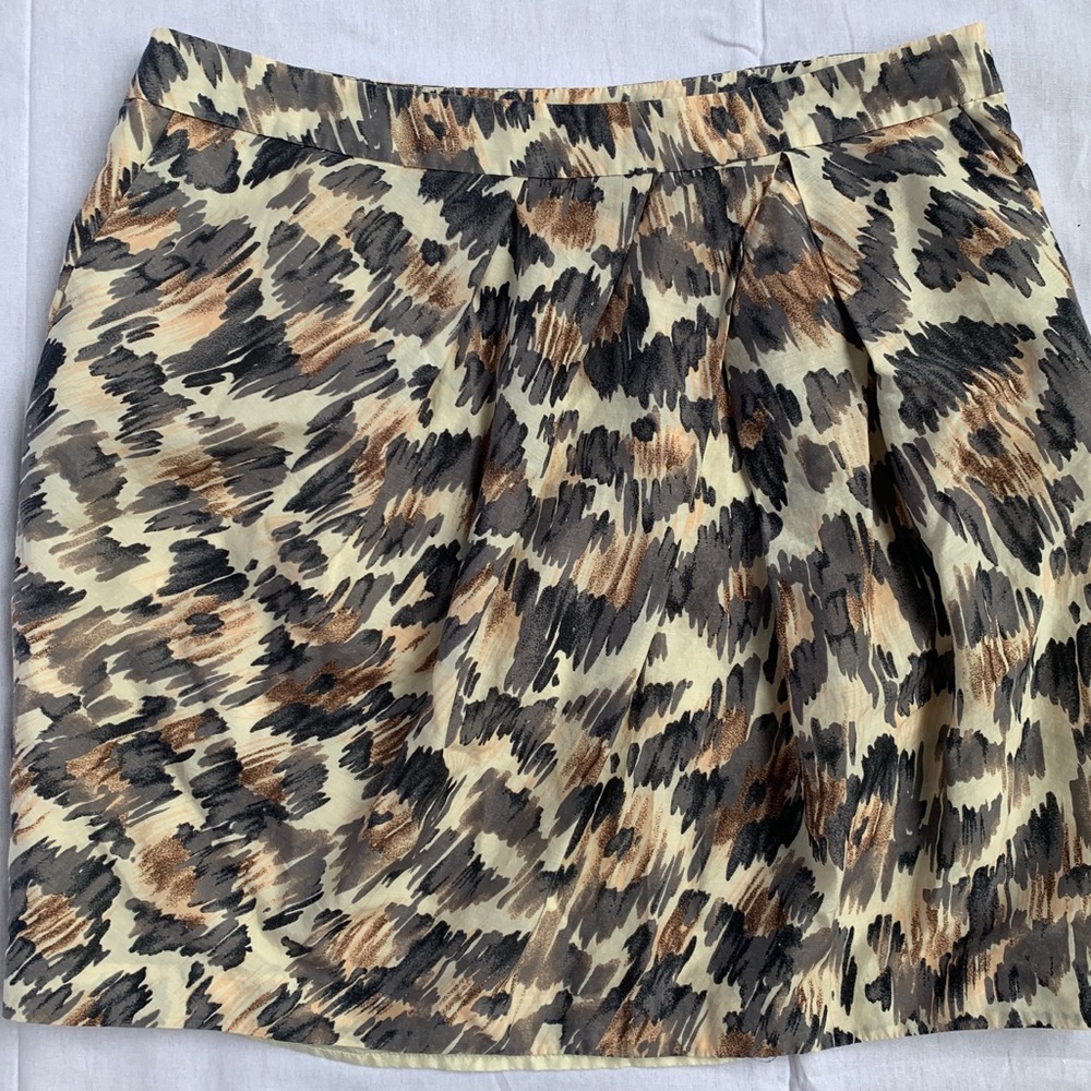 7 Leopard Light Weight 2 Pocket Mini Skirt